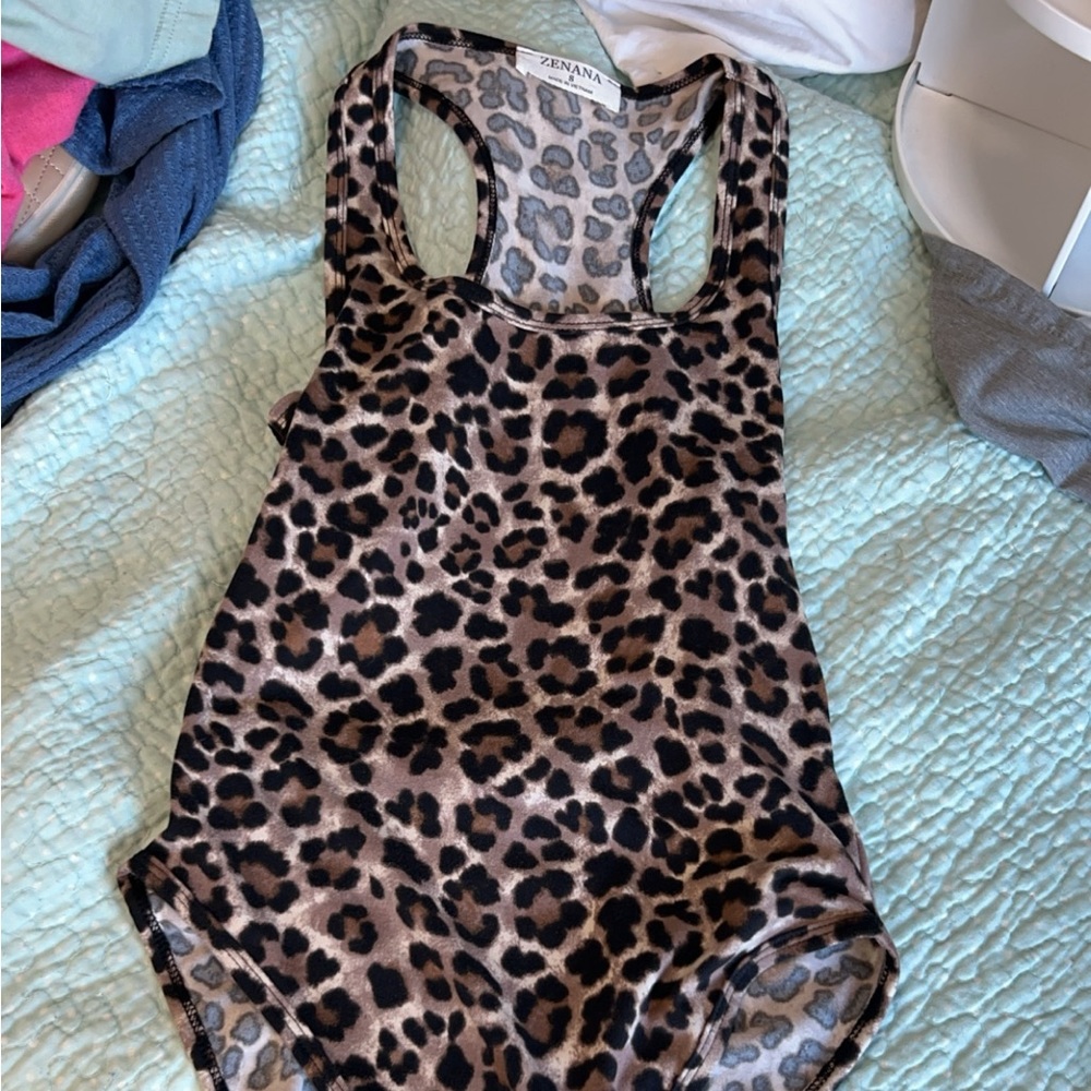 Cheetah print women’s bodysuit